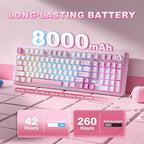 YUNZII B98 PRO QMK/VIA Wireless Mechanical Gaming Keyboard, 96% Layout - Image 7