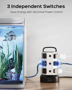 【10ft】 Power Strip Tower JACKYLED Surge Protector Electric Charging Station - Image 6