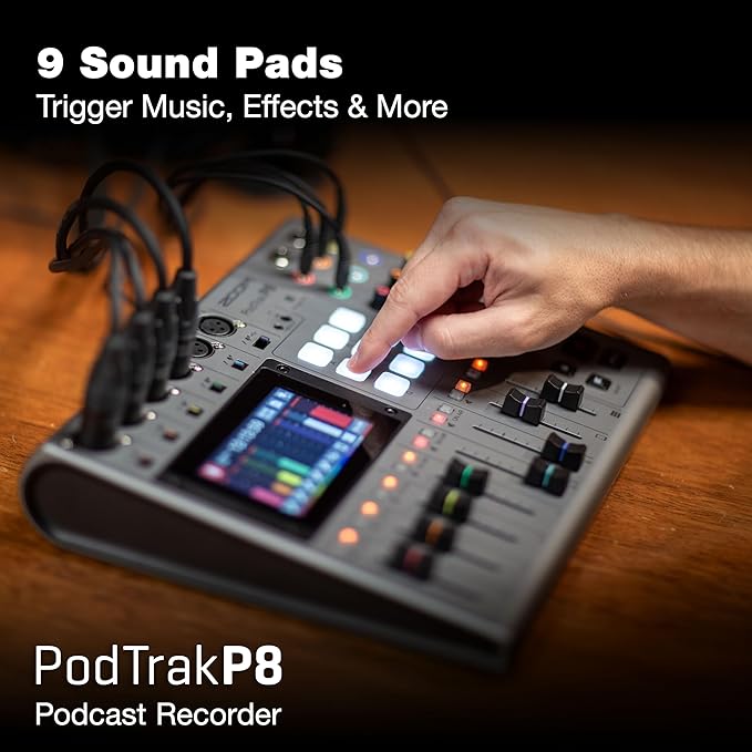Zoom PodTrak P8 Podcast Recorder - Image 6