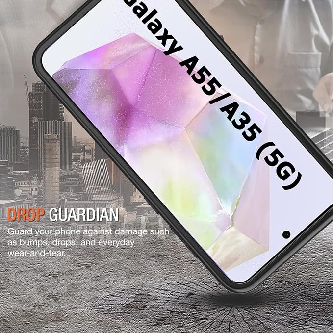 Battery Case for Galaxy A55/A35, Enhanced 12000mAh Portable Protective Smart - Image 4