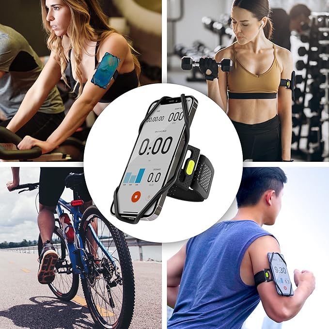 BONE Run Tie 2, Running Phone Holder, Skin-Friendly Silicone Sport Armband - Image 7