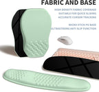2-in-1 Ergonomic Set, Wave Keyboard Wrist Rest and Massage Slope Mouse Pad - Image 6