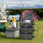 ALLWEI 2400W Portable Power Station and 2x B200 PRO Expansion Battery, 6144Wh - Image 8