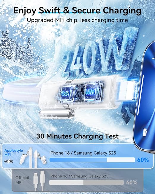 SHEZI 4-in-1 USB C Cable Compatible - Image 3