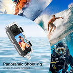 Hualele Waterproof Invisible Dive Case 50m/164ft Underwater Camera Housing - Image 4