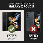 TONGATE for Z Fold 5 Case with Ring Stand, Built-in S Pen Holder & Glass Screen - Image 2