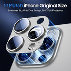 UniqueMe for 3 Pack iPhone 15 Pro/iPhone 15 Pro Max Camera Lens Protector - Image 5