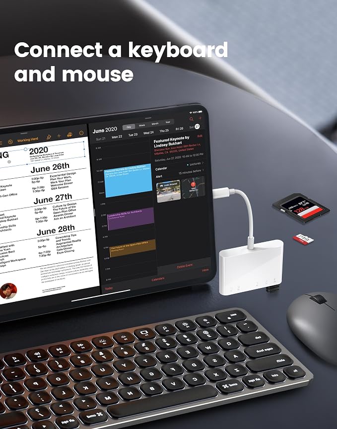 USB C SD Card Reader, USB-C to SD MicroSD XD Picture MS Memory Stick Cards - Image 7