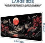 Chinese Style Painting Gaming Mouse Pad 3mm Thick Stitched Edge Waterproof - Image 3