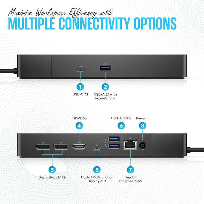 WD19S Dell Docking Station Dual Monitor - Image 4