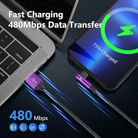 10ft iPhone Charger Cable, Long Fast Charging Cord Compatible - Image 5