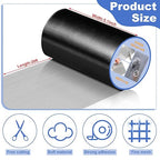 Extra Wide 5 inch x 20 ft Window Screen Tape Mesh Repair Strong Adhesive - Image 2