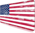 American Flag XXL Extended Mouse Pad, Patriot Large Laptop Pad, Waterproof by LQFIWSS
