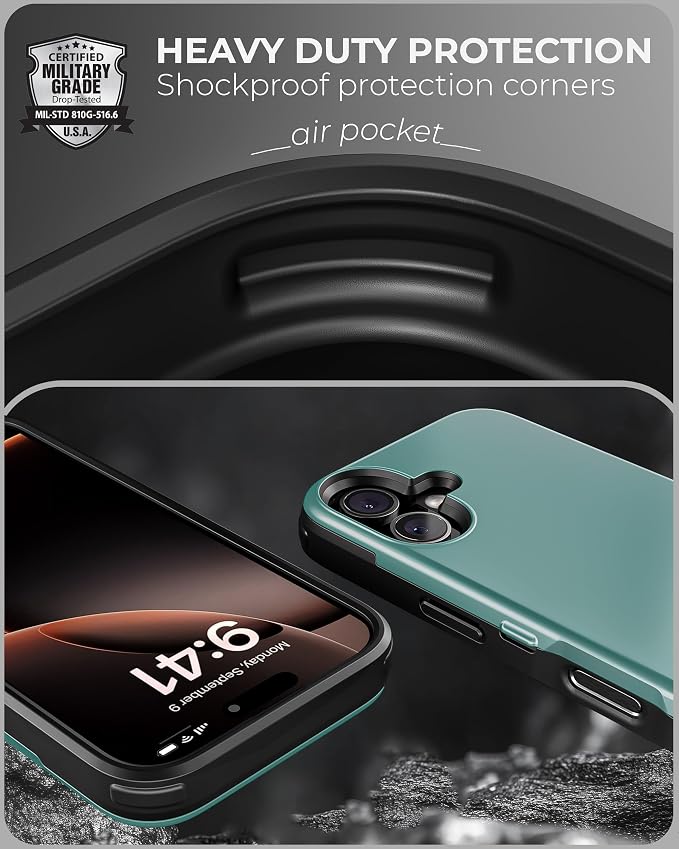 TORU CX Slim for iPhone 16 Case Wallet | Protective Shockproof Heavy Duty Cover - Image 5