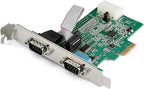 StarTech.com 2-port PCI Express RS232 Serial Adapter Card by StarTech