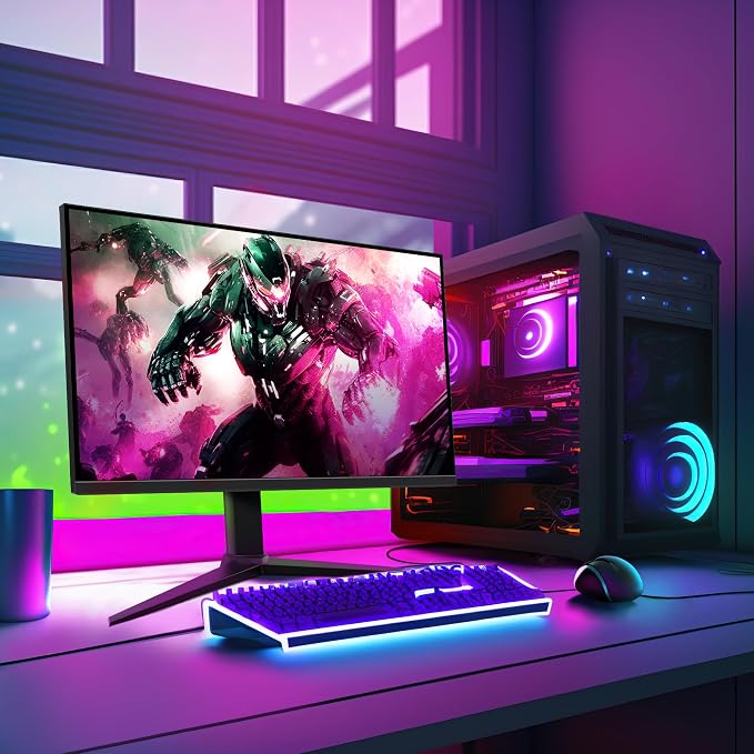 Amazon Basics 27 inch Gaming Monitor, FHD 1080P, VESA Compatible, Adaptive sync - Image 7
