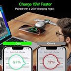 2025 for iPhone 16 Pro Max 3 in 1 Foldable Wireless Charging Station for - Image 6