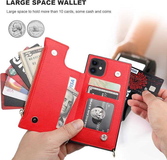 Bocasal Crossbody Wallet Case for iPhone 11 - Image 4