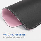 Pink Mouse Pad, Nice and Cute Mouse Pad, Splash-Proof Textured 10.2 x 8.2Inch - Image 4