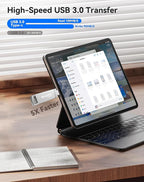 128GB Flash Drive for iPhone iPad, USB3.0 High-Speed Memory Stick No App Needed - Image 3