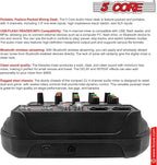 5 Core Audio Mixer 4 Channel DJ Mixing Board Small Bluetooth USB Analog - Image 9