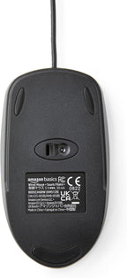 Amazon Basics 3-Button Wired USB Computer Mouse - Image 4