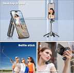 Magnetic Tripod for Phone with Remote Control, Extendable Selfie Stick Handle - Image 3