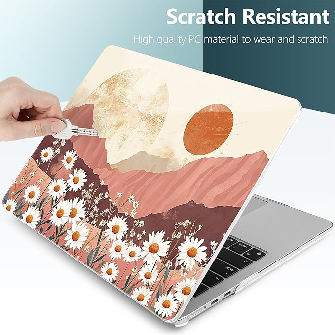 TWOLSKOO Compatible with M4 MacBook Air 15 inch Case 2025-2023 Released Model - Image 4