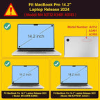 Tuiklol for M4 MacBook Pro 14 Inch Case 2024-2021 Release A3112 A3401 A3185/M3 - Image 2