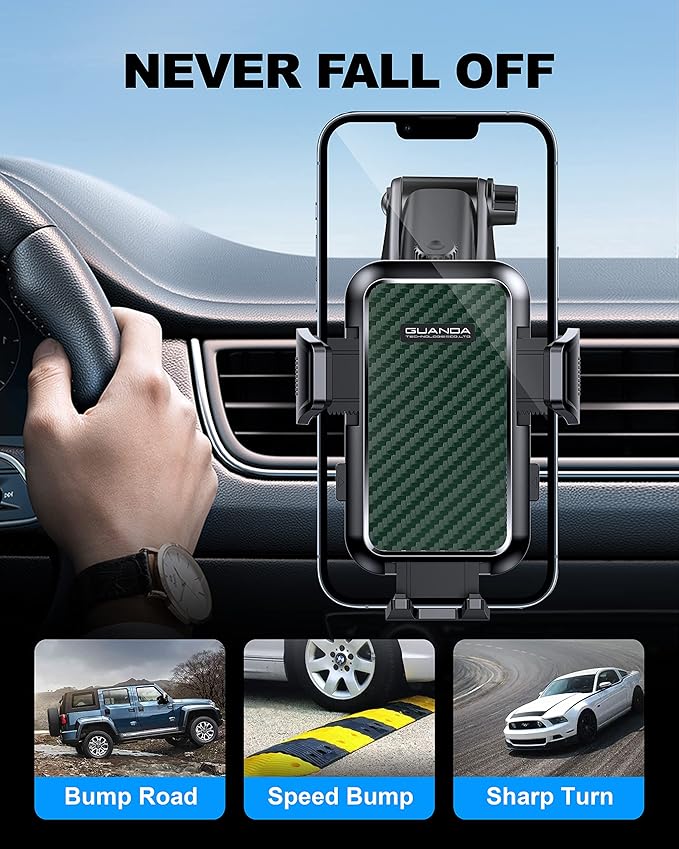 Suction Cup Car Phone Mount for Windshield/Dashboard, Hand Free Mobile Phone - Image 5