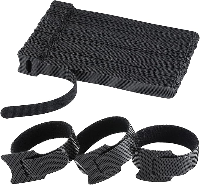 MVYC 120PCS 6 Inch Reusable Cable Ties Wire Ties Cord Organizer Cable Organizer by SyncYourLifeWithMVYC
