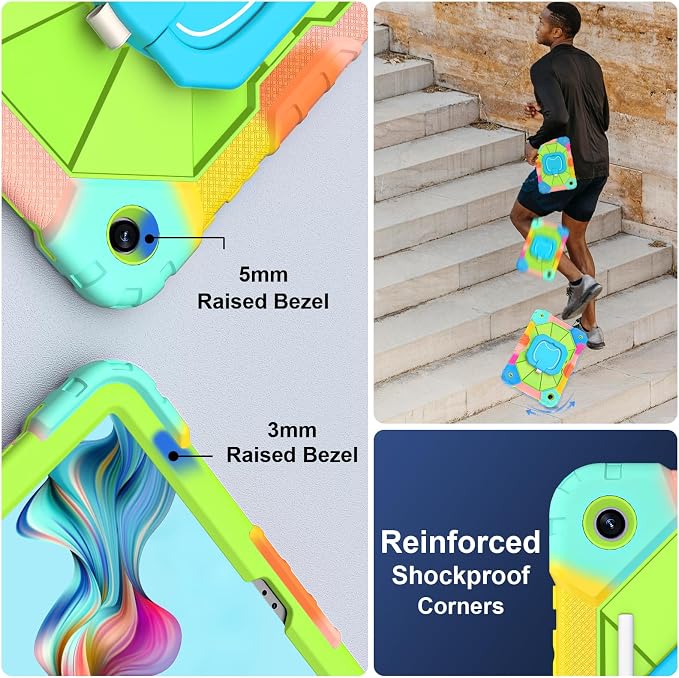 for Galaxy Tab A9 Plus Case 11 Inch, Rugged Case - Image 3