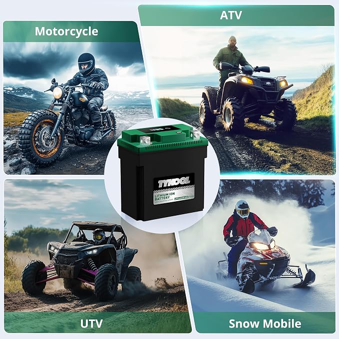 TYKOOL YTX14AH-BS-STD, LiFePO4 Lithium Motorcycle Battery, 12.8V 7Ah, 5X Longer - Image 7
