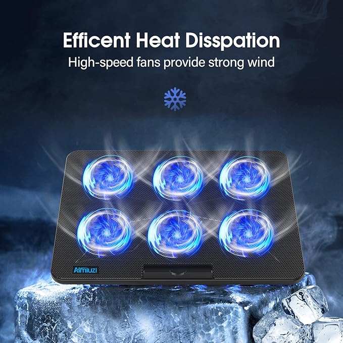 AIMIUZI Laptop Cooling Pad, Gaming Laptop Cooler - Image 2