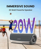 Cleer Scene Wireless Bluetooth Speaker, Stereo Wireless Pairing, Waterproof IPX7 - Image 4