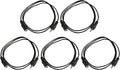 Five Pack of YCS Basics 3 Foot 3.5mm Headphone Extension Cables Male/Female by YCS+basics