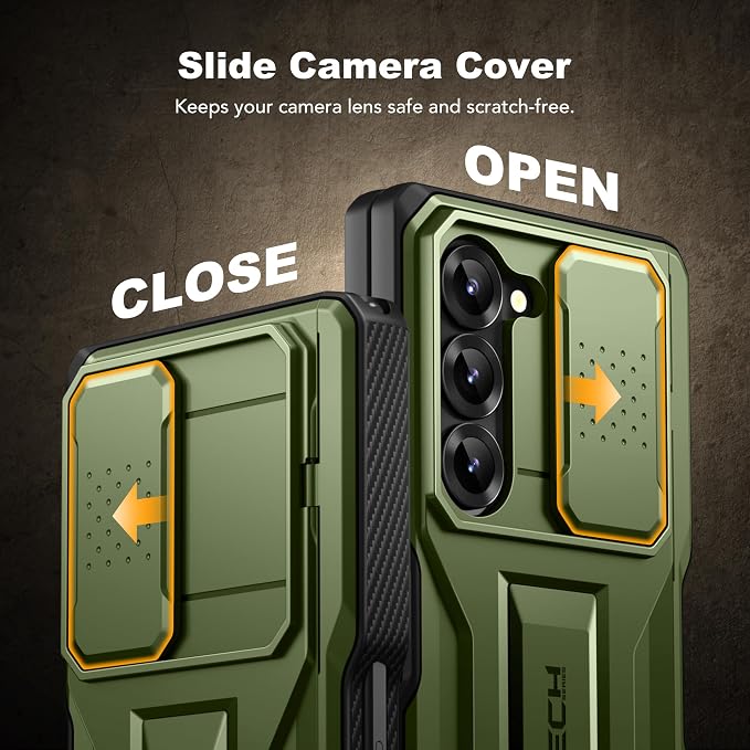 TONGATE for Z Fold 6 Case, Full-Body Military Drop Phone Case for Samsung - Image 3
