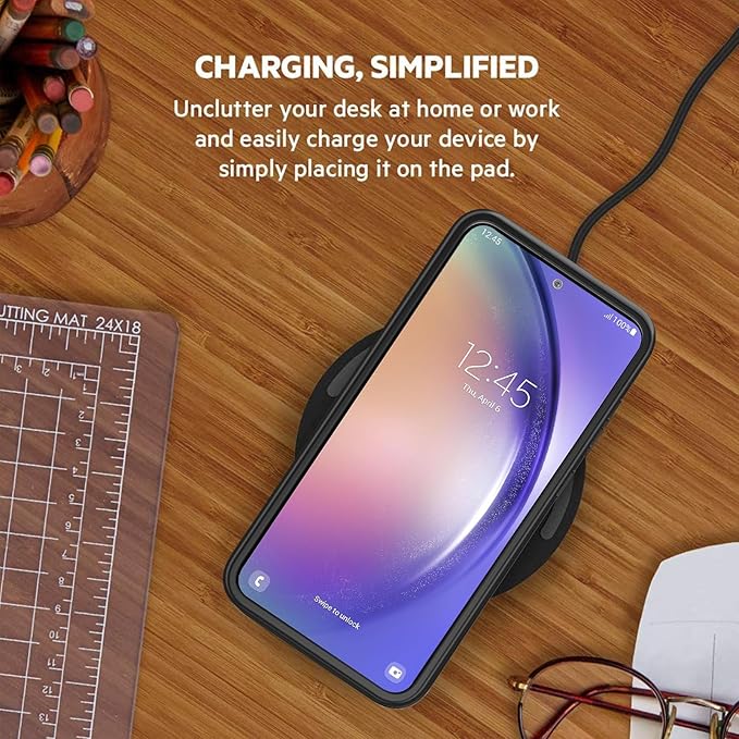Battery Case for Galaxy A54, EnhancedUltra Thin Portable Protective Qi Wireless - Image 6