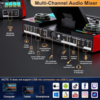 podcast equipment bundle, live sound card, streaming audio mixer, Podcast - Image 5