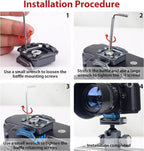 Camera Quick Release Plate Metal Anti-Deviation Universal Base Quick Release - Image 5