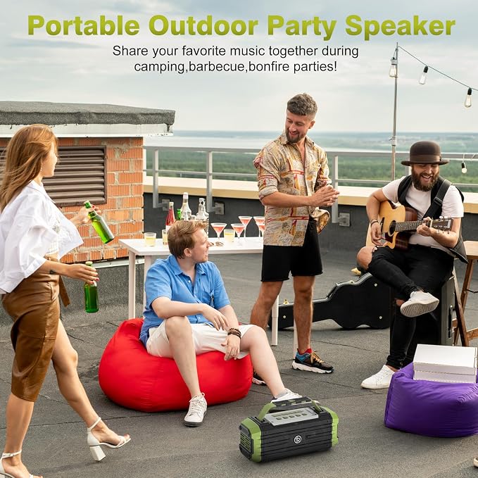 Portable Bluetooth Speaker 120W Peak 80W Wireless Speakers, TWS Pairing - Image 6