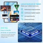 Android 15 Tablet 10 Inch, 26GB RAM+256GB ROM/2TB Expandable Tablet, 2 in 1 - Image 3