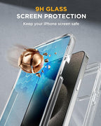 Miracase for iPhone 15 Pro Case, Full-Body Clear Bumper Phone case - Image 4