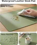 Aothia Faux Leather Desk Mat - Image 7