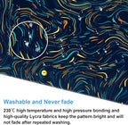 Abstract Starry Sky Swirl Gaming Desk Mat - Image 4
