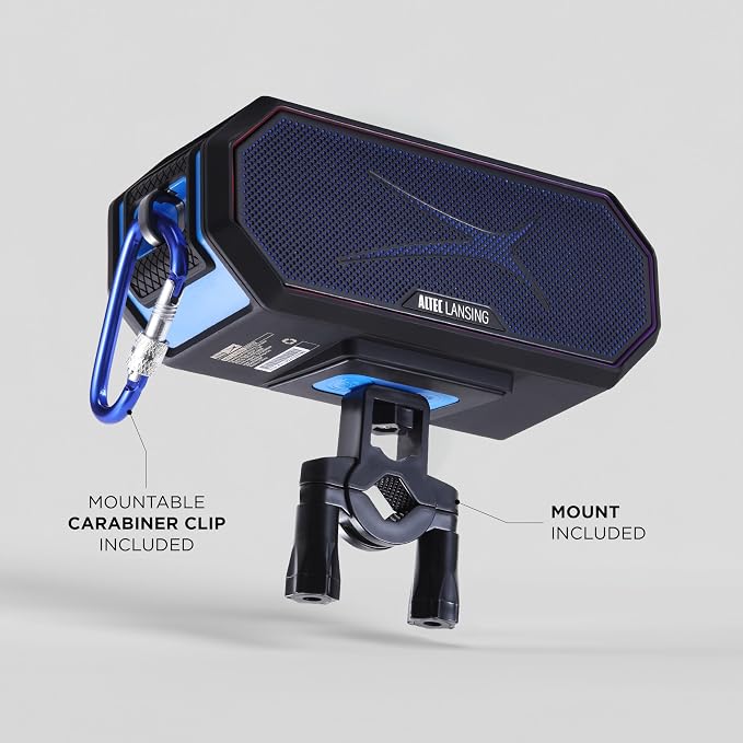 Altec Lansing Loud Portable Speakers Bluetooth Wireless Waterproof - Image 5