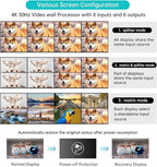 MT-VIKI 4K HDMI Matrix Switch 8X8 w/Web GUI & 3.5mm Stereo Audio w/IR Remote - Image 2