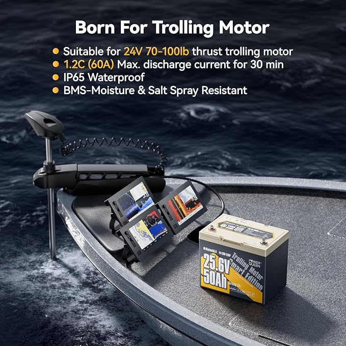 Power Queen 24V50Ah LiFePO4 Battery - Image 2