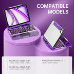 GUSGU Transparent Case with Wireless Keyboard - Image 2