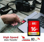 GIGASTONE 16GB SD Card 20-Pack UHS-I U1 Class 10 SDHC Memory Card High Speed - Image 3